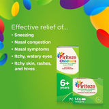 Piriteze Hayfever &amp;amp; Allergy Syrup Sugar Free Age 6+   70ml