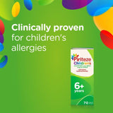Piriteze Hayfever &amp;amp; Allergy Syrup Sugar Free Age 6+   70ml