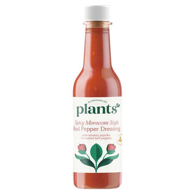 Plants by Deliciously Ella Spicy Moroccan Style Red Pepper Dressing   150ml