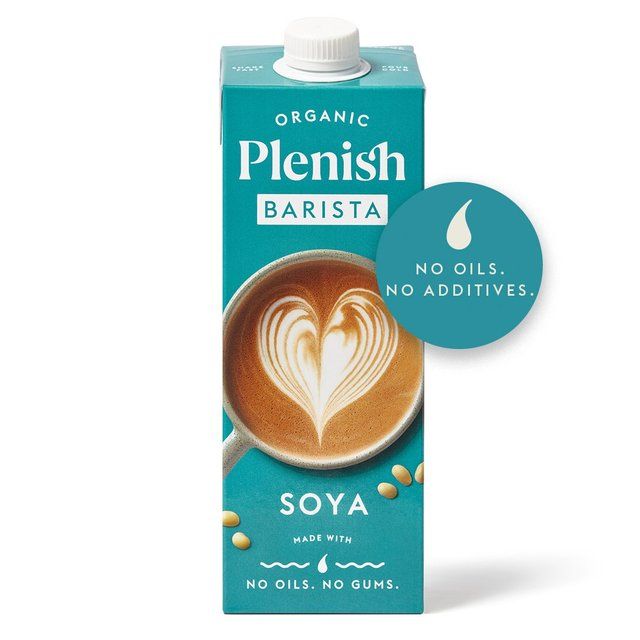 Plenish Organic Soya Barista Milk Long Life   1L