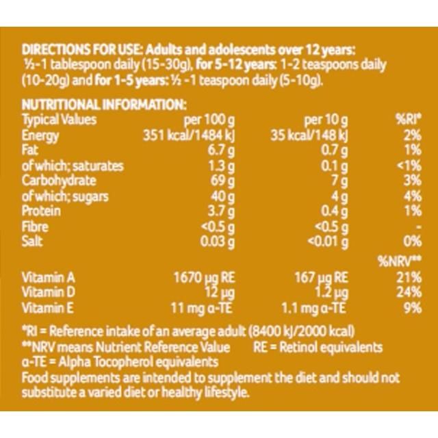 Potters Herbals Malt Extract with Cod Liver Oil Liquid    650g