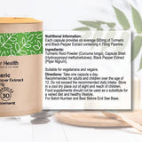 Power Health Turmeric 500mg &amp;amp; Black Pepper Capsules - 30s