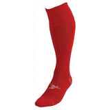 Precision Kids Pro Plain Football Socks (3-6) Red / 0.10G