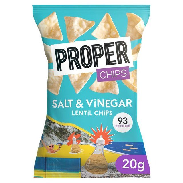 Properchips Salt &amp;amp; Vinegar Lentil Chips Default Title