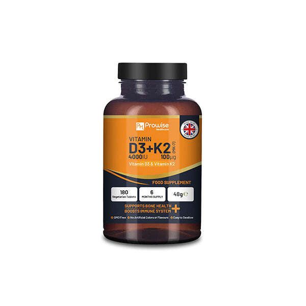 Prowise Vitamin D3 4000IU &amp;amp; K2 MK7 100&amp;micro;g 180 Tablets