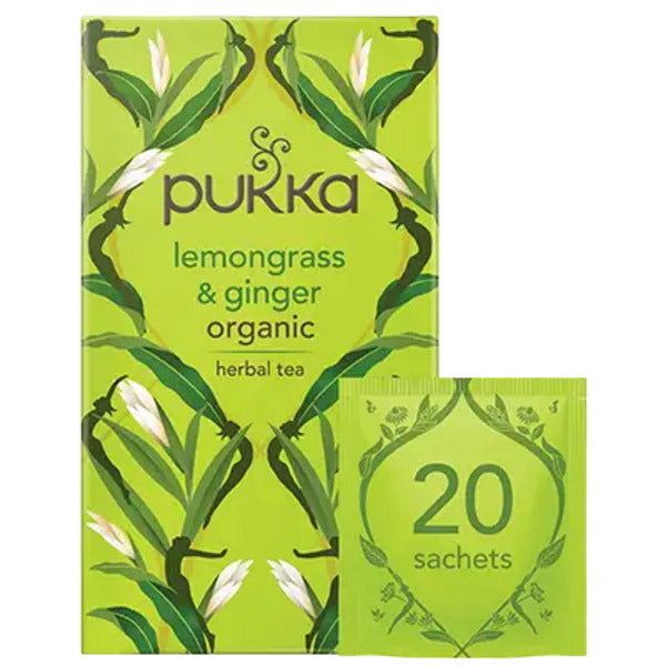 Pukka Herbs Lemongrass &amp;amp; Ginger Tea - 20 Teabags