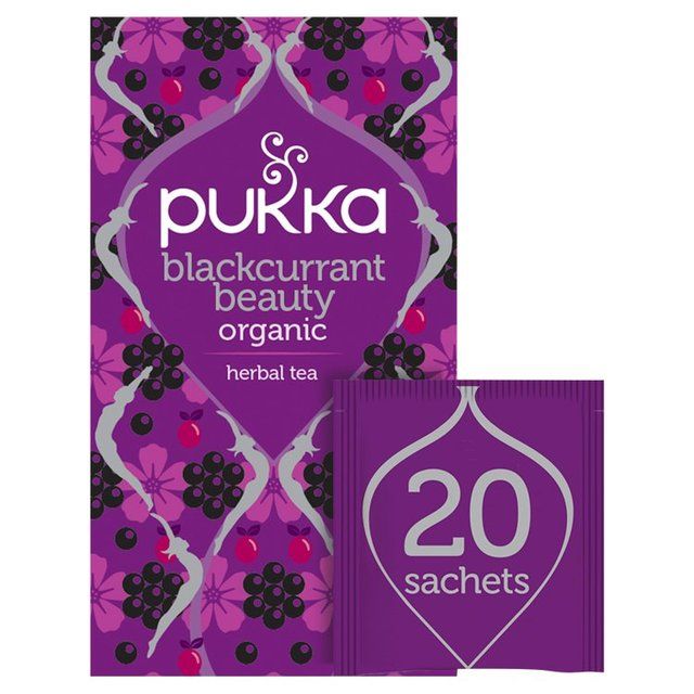 Pukka Tea Blackcurrant Beauty Tea Bags   20 per pack