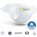 Pura Eco Nappies Size 1 (2-5kg)   6 x 22 per pack