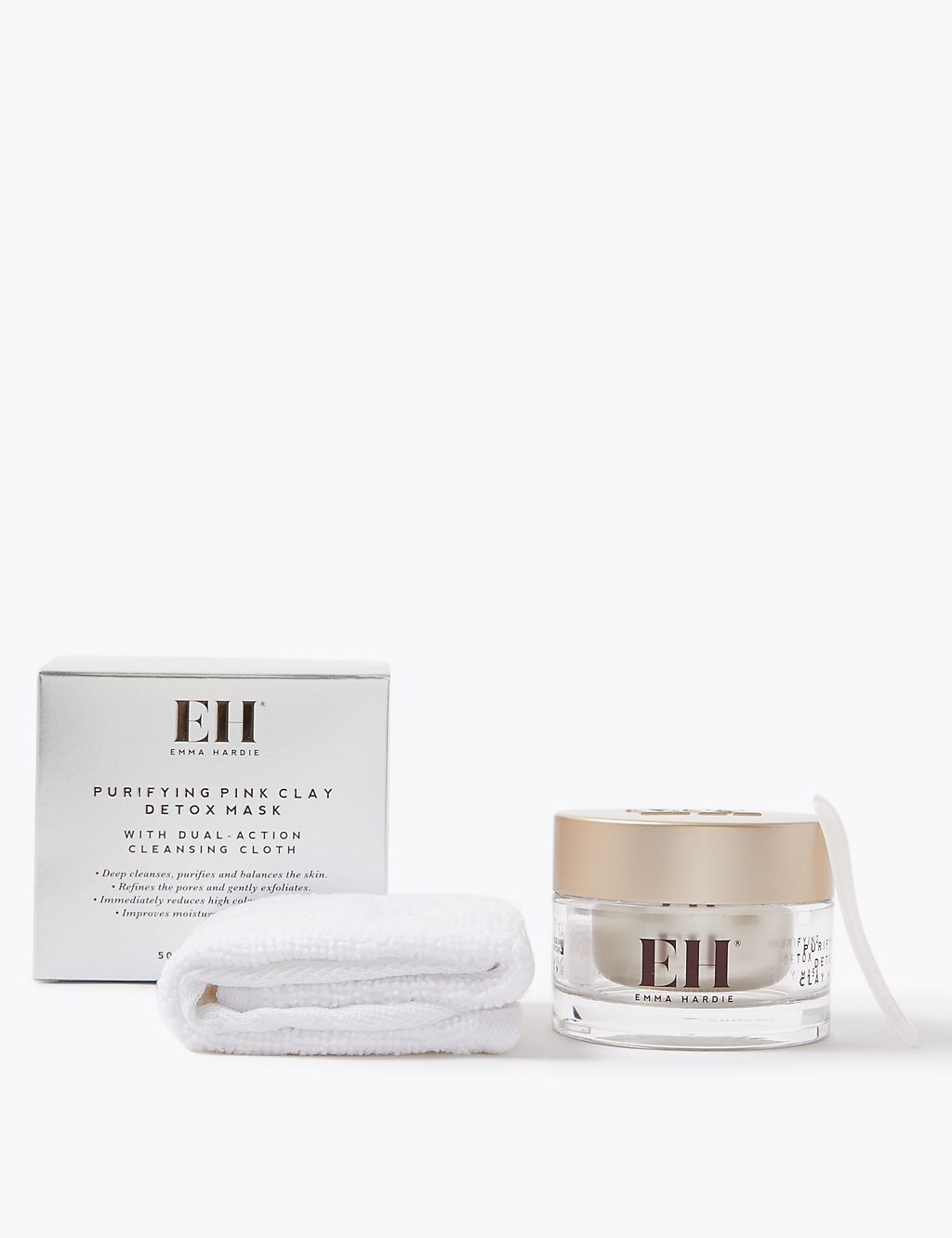 Purifying Detox Clay Mask with Cleansing Cloth 50ml