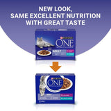 Purina One Mini Fillets Ocean Fish and Lamb Wet Cat Food   8 x 85g