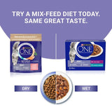 Purina One Mini Fillets Ocean Fish and Lamb Wet Cat Food   8 x 85g