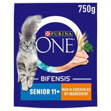 Purina One Senior 11+ Chicken Dry Cat Food   750g