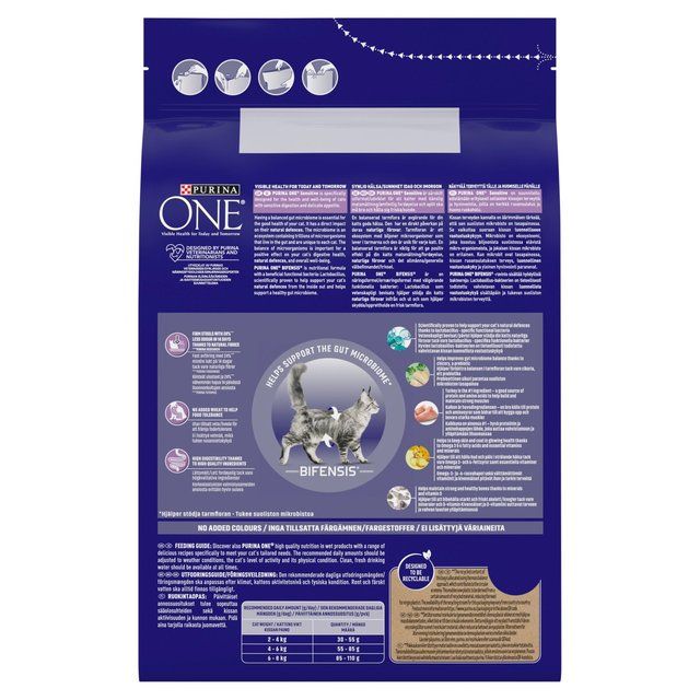 Purina ONE Sensitive Dry Cat Food Turkey and Rice   2.8kg