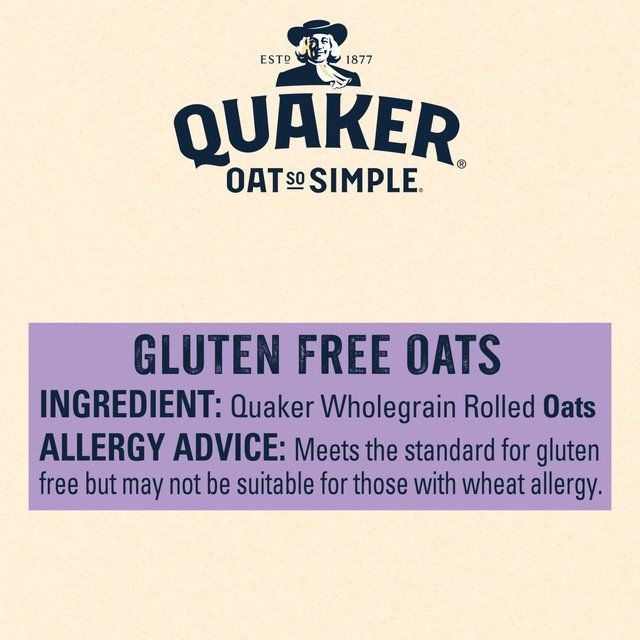 Quaker Oat Gluten Free Original Porridge Cereal   510g