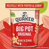 Quaker Oat So Simple Original Porridge Cereal Big Pot   60g