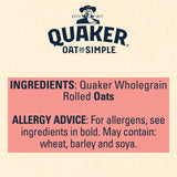 Quaker Oat So Simple Original Porridge Sachets Cereal   10 per pack