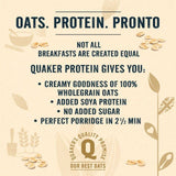Quaker Oat So Simple Protein Golden Syrup Porridge Sachets Cereal   8 per pack
