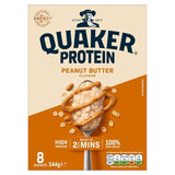 Quaker Oat So Simple Protein Peanut Butter Porridge Sachets Cereal   8 x 1 per pack