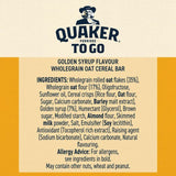 Quaker Porridge To Go Golden Syrup Breakfast Bars   2 per pack