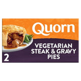 Quorn Vegetarische Steak- und Soßenpasteten, 2 Stück, 400 g