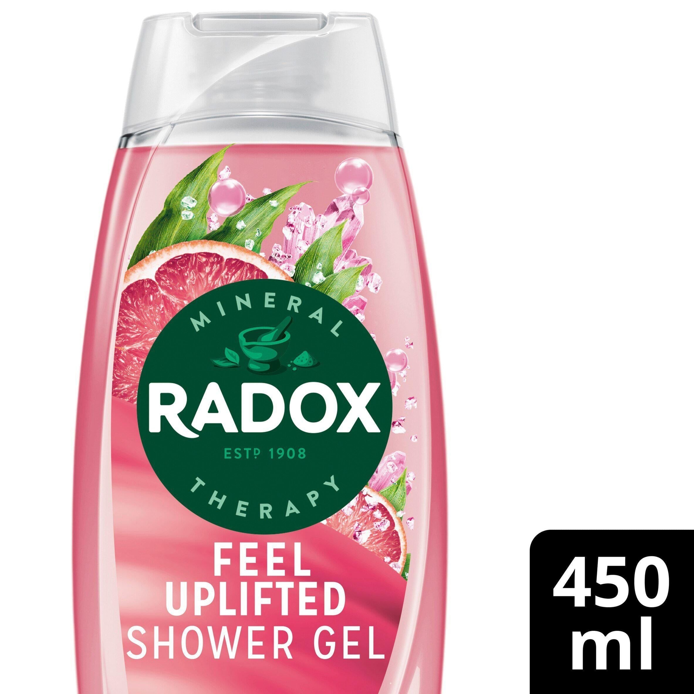 Radox Mineral Therapy Feel Uplifted Shower Gel Grapefruit &amp;amp; Ginger Body Wash 450ml