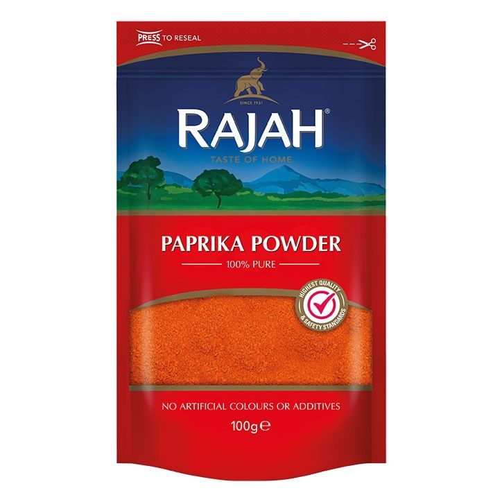 Rajah Whole Black Pepper 100g Paprika Powder