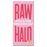 Raw Halo Vegan Mylk &amp;amp; Pink Salt Chocolate Bar   70g