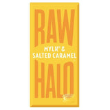 Raw Halo Vegan Mylk &amp;amp; Salted Caramel Chocolate Bar   70g