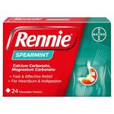 Rennie Spearmint Heartburn &amp;amp; Indigestion Relief 24 Tablets
