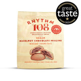 Rhythm 108 Swiss Vegan Hazelnut Chocolate Praline Biscuit Share Bag   135g