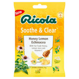 Ricola Soothe &amp;amp; Clear Honey Lemon Echinacea 20 Herb Lozenges 75g