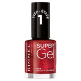 Rimmel London Super Gel Nail Polish 044 Rock N Sparkle 12ml