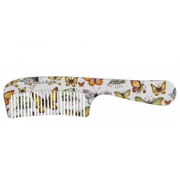 Rock &amp;amp; Ruddle Beautiful Butterflies Handle Comb
