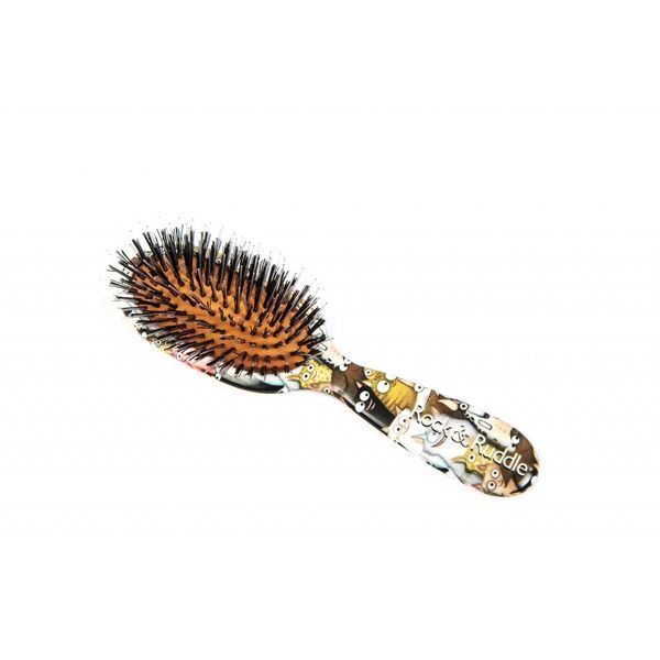Rock &amp;amp; Ruddle Cats &amp;amp; Dogs Large Mix Bristle Hairbrush