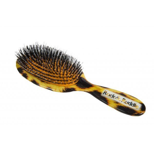 Rock &amp;amp; Ruddle Leopard Print Small Pure Bristle Hairbrush