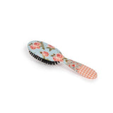 Rock &amp;amp; Ruddle Pink Gingham Large Mix Bristle Hairbrush