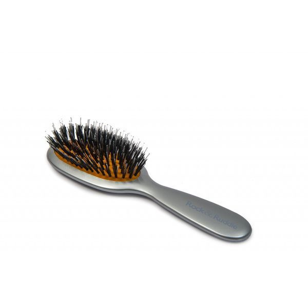 Rock &amp;amp; Ruddle Silver Small Baby Bristle Hairbrush