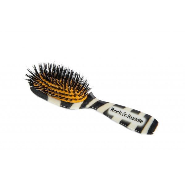 Rock &amp;amp; Ruddle Zebra Print Large Pure Bristle Hairbrush