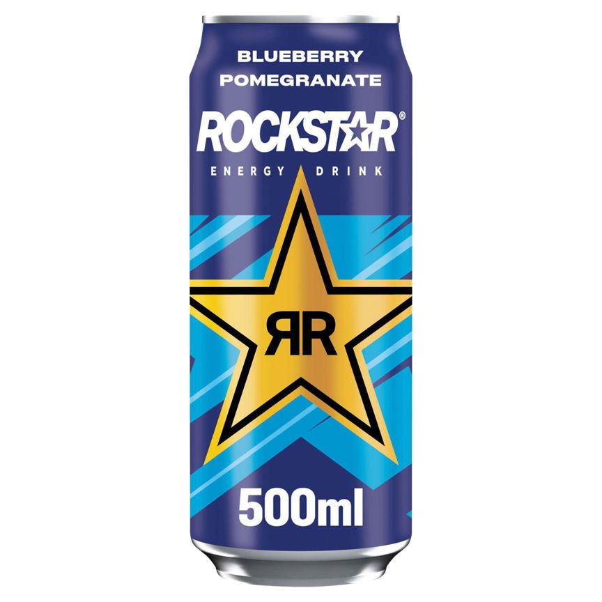 Rockstar Xdurance Blueberry Pomegrante &amp;amp; Acai Energy Drink Can