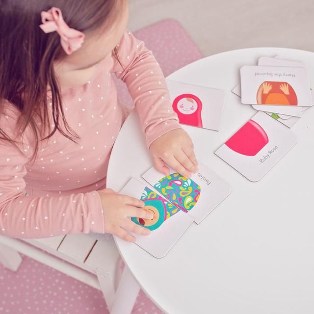 Rosa &amp;amp; Bo Card Game Tops &amp;amp; Tails Matching for Toddlers and Preschoolers