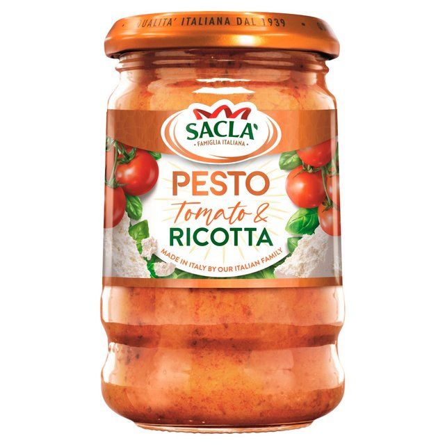 Sacla' Tomato &amp;amp; Ricotta Pesto   190g