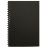 Sainsbury's Home Hardback Wiro Notebook Black A4