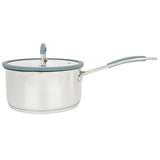 Sainsbury's Home Stainless Steel Saucepan With Silicone Rim 18cm