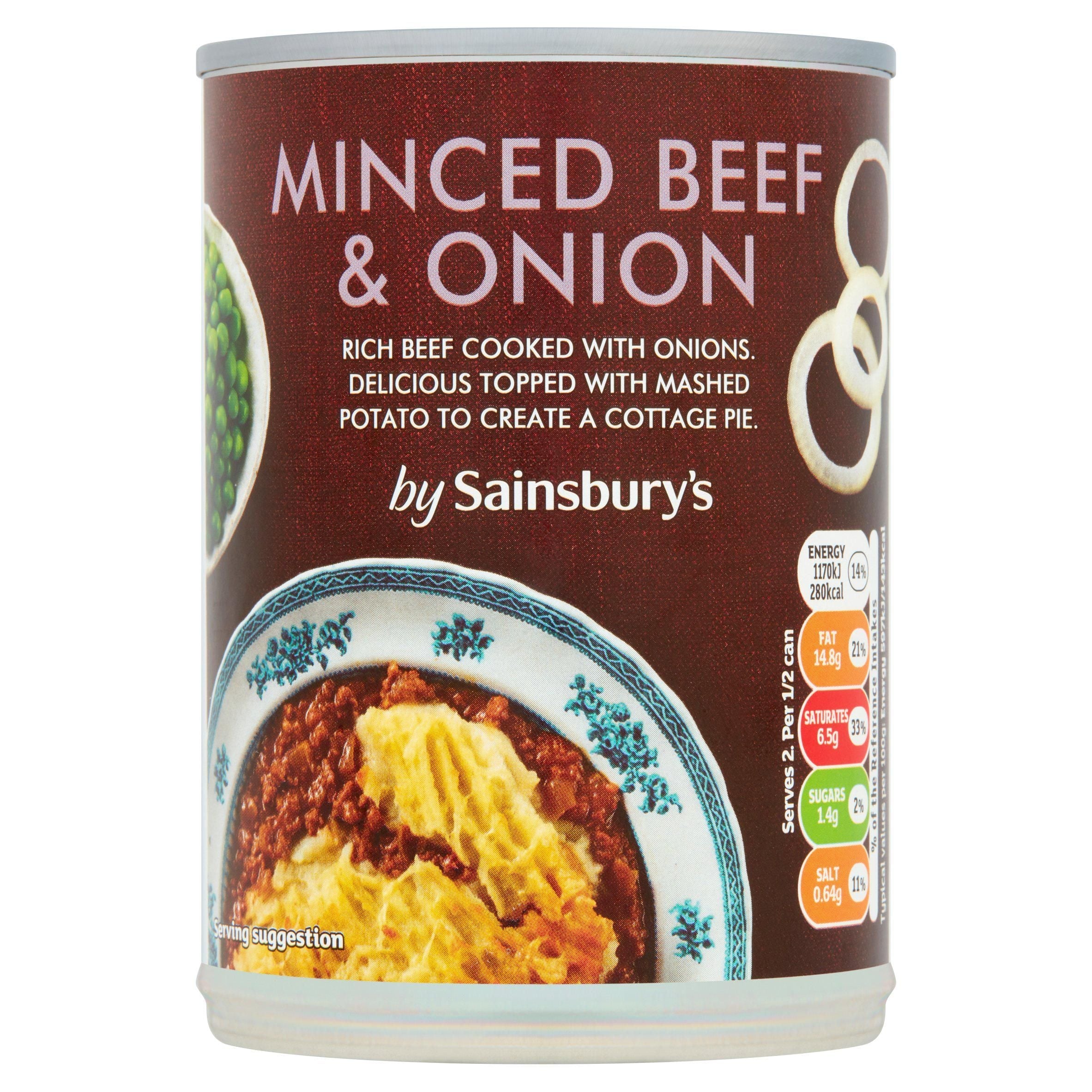 Sainsbury's Minced Beef &amp;amp; Onion 392g