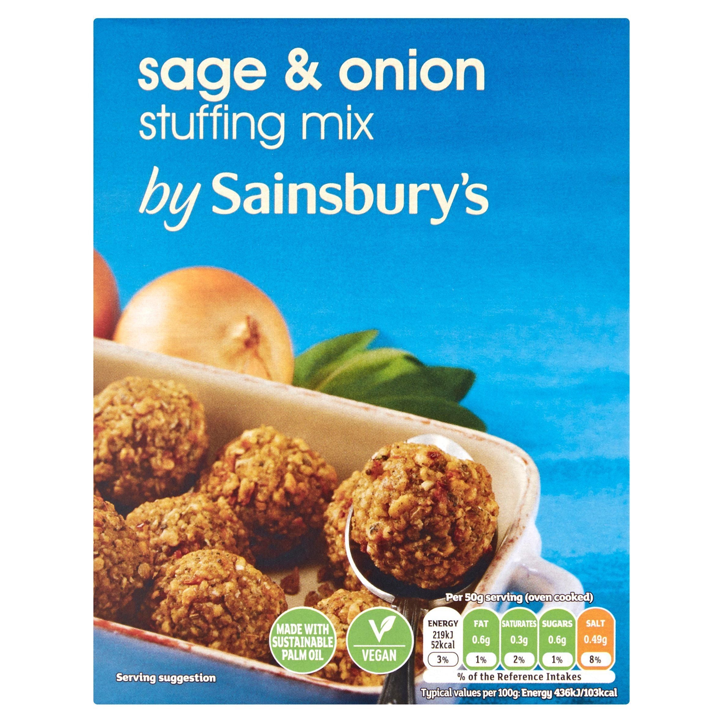 Sainsbury's Sage &amp;amp; Onion Stuffing Mix 170g