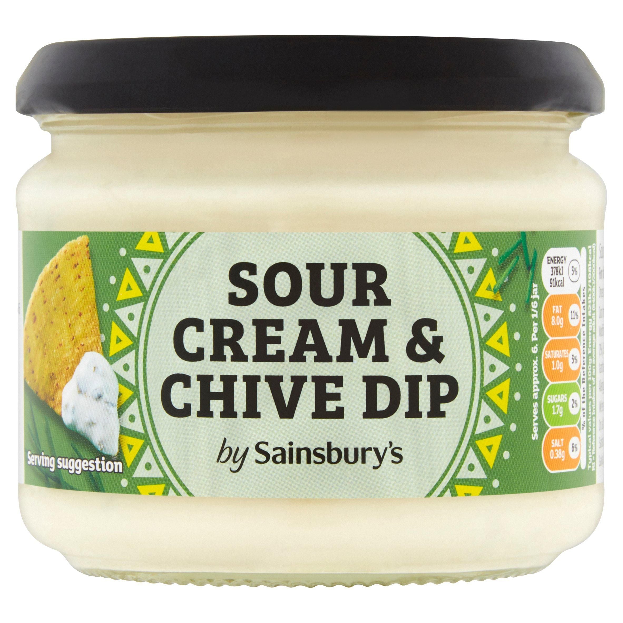 Sainsbury's Sour Cream &amp;amp; Chive Dip 280g