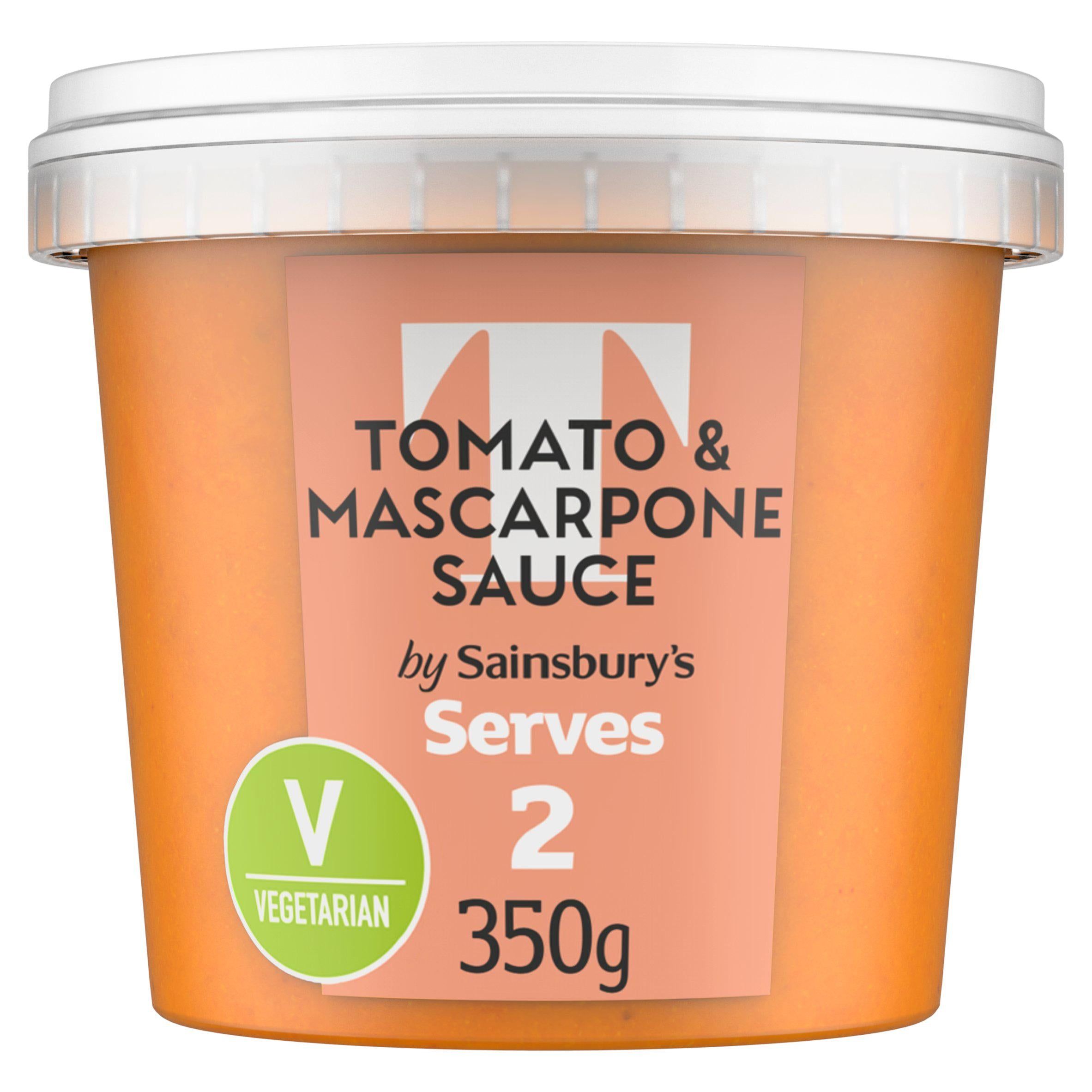 Sainsbury's Tomato &amp;amp; Mascarpone Sauce 350g (Serves 2)