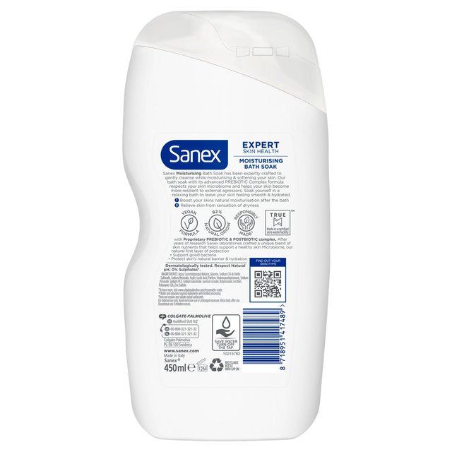 Sanex Expert Moisturising Bath Soak   450ml