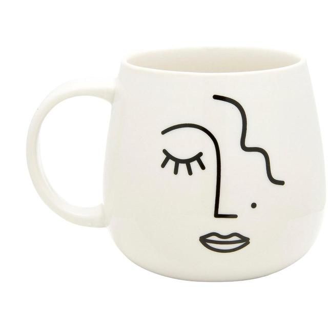 Sass &amp;amp; Belle Abstract Face Mug