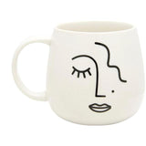 Sass &amp;amp; Belle Abstract Face Mug
